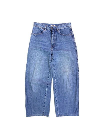 (31) Uniqlo baggy lightblue jeans